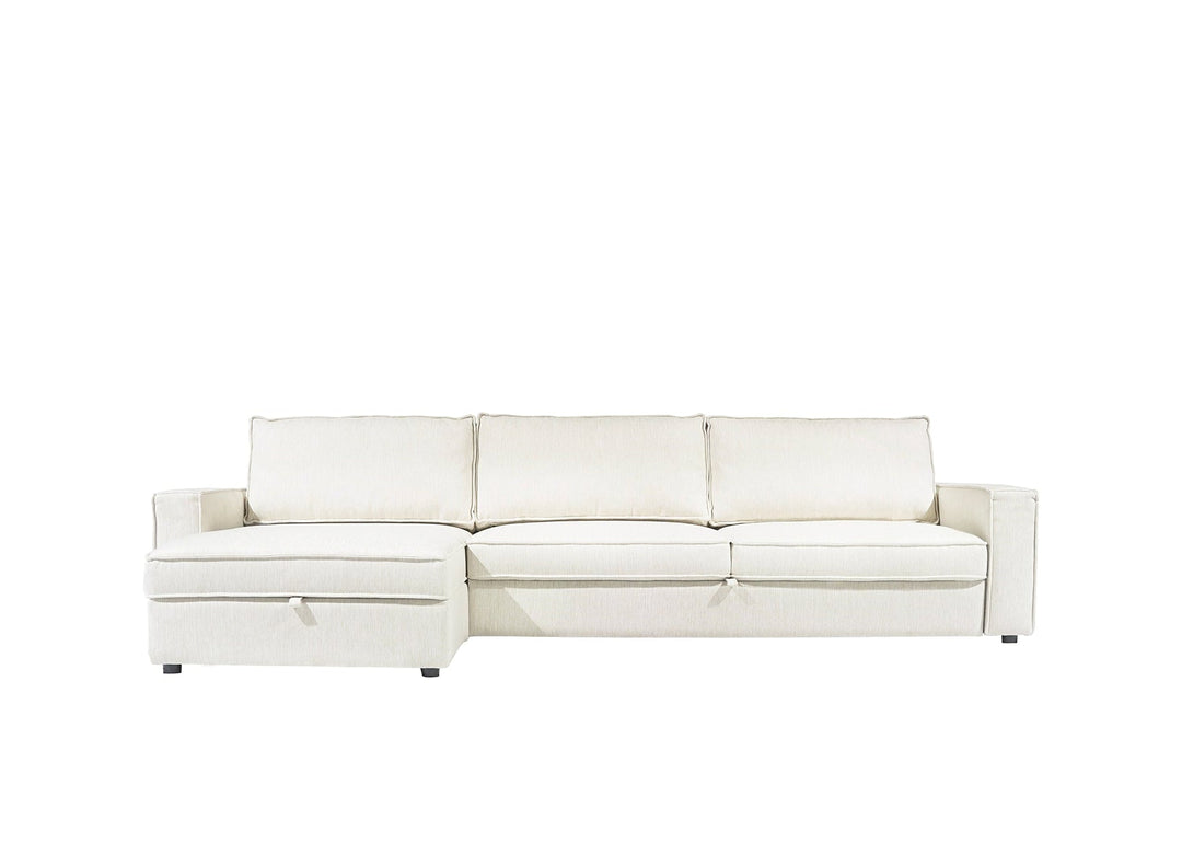 Camille 3L+Chaise Left With Storage Cube (Set)