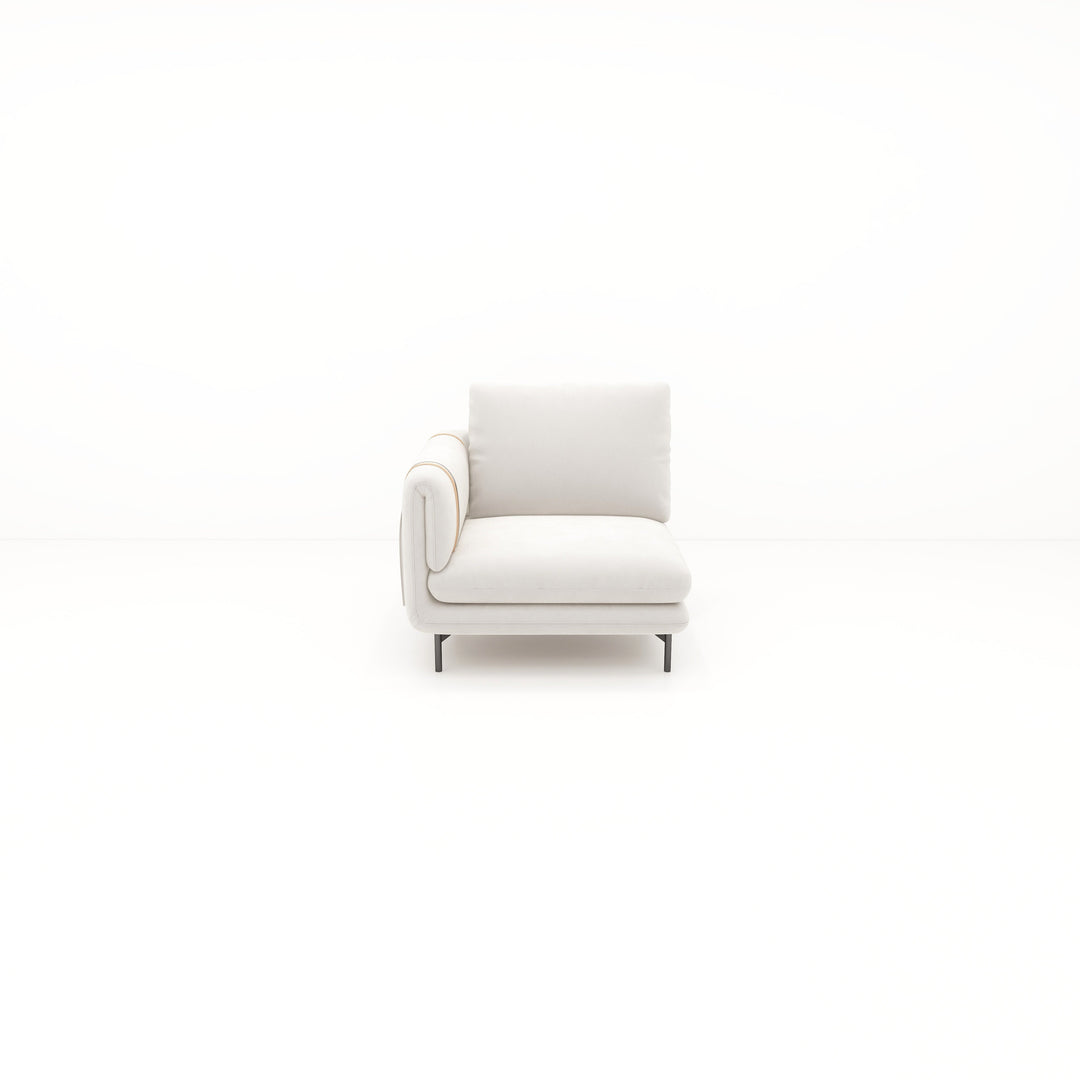 Creme II 소파 1인용 좌식
