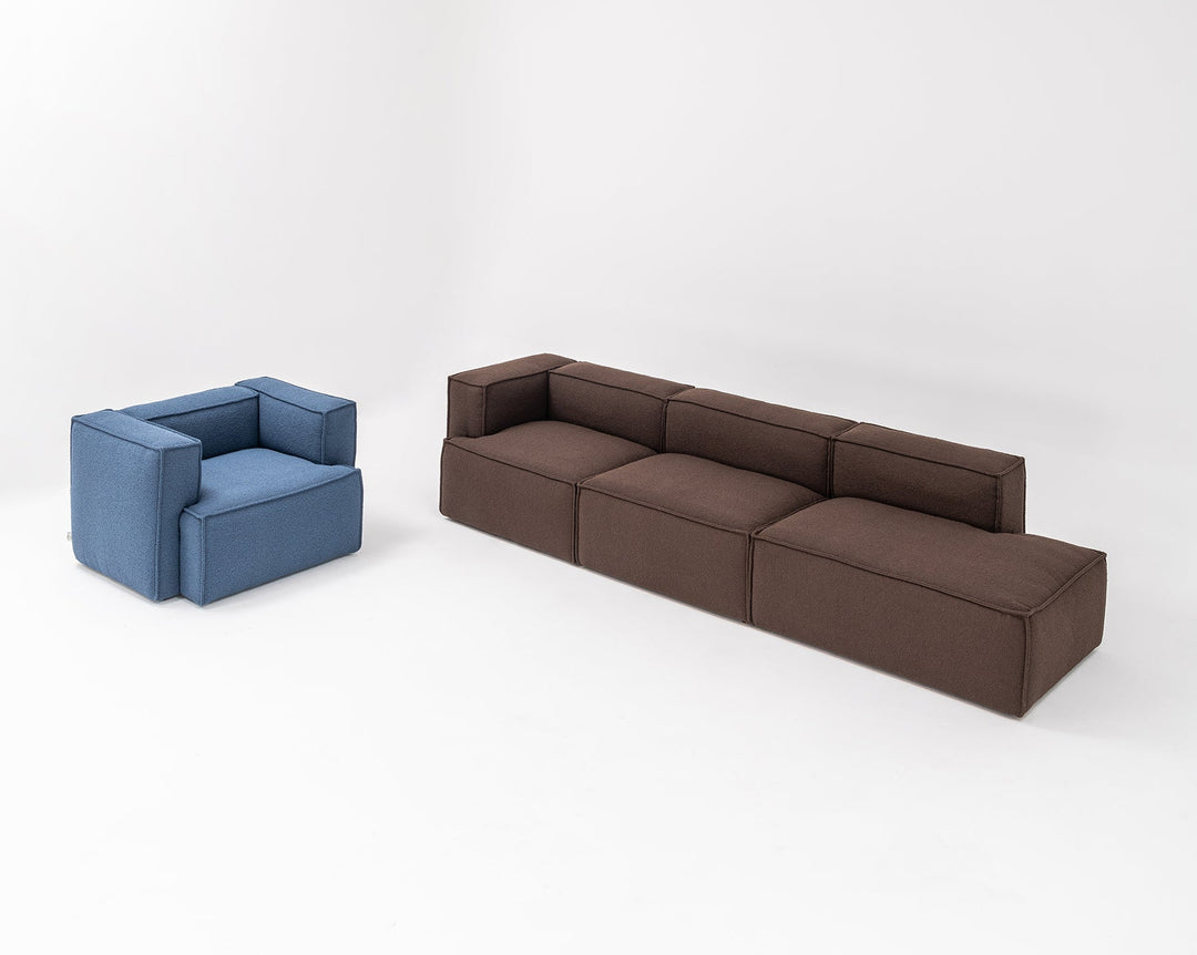 Mason 소파 1.5인치 + 팔걸이 없음 + C2 좌측 엔드 (세트