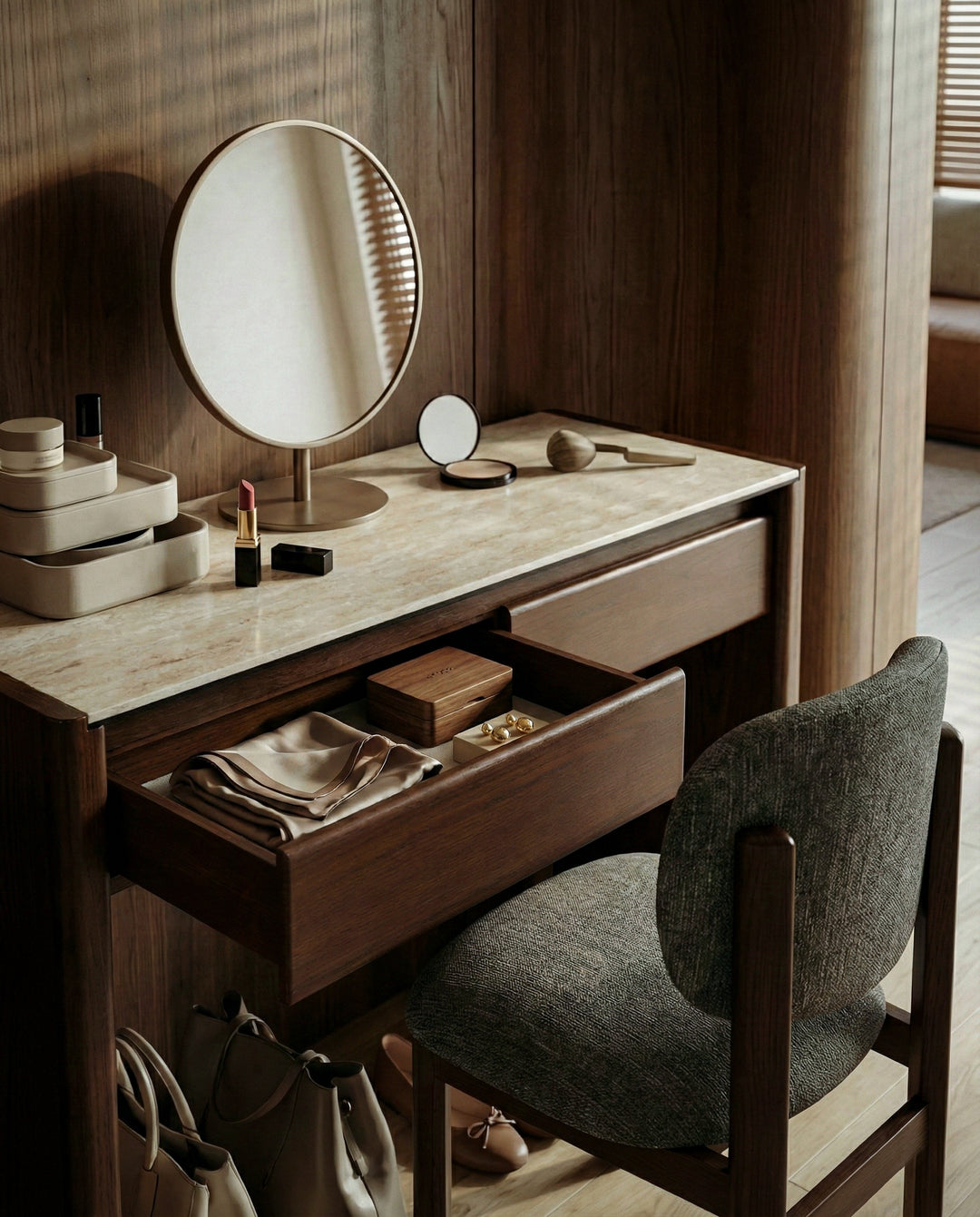 트로페즈 테이블 콘솔