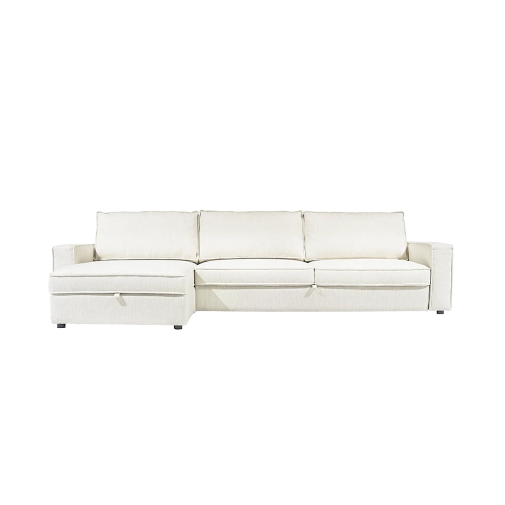 Camille 3L+Chaise Left With Storage Cube (Set)