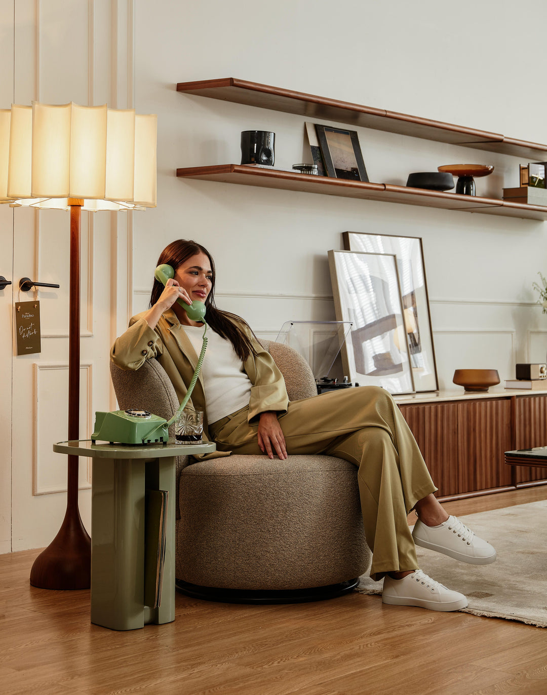 Hotel Paradiso 1인 회전 라운지 체어