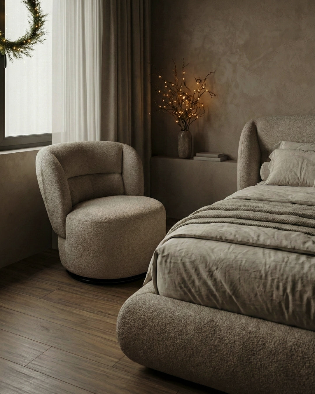 Hotel Paradiso 1인 회전 라운지 체어